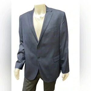 Austin Reed Signature Blue Wool Blazer Size 46R